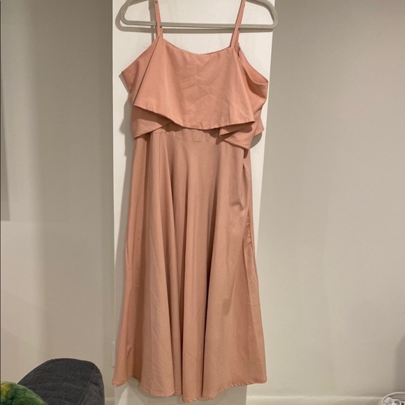 Tokyo Talkies mauve dress.  Size L - Picture 1 of 6
